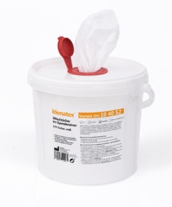 klenatex Cleaning+hygiene wipes 175 pieces Vorrein 1040S2 in dispenser bucket for soaking spunlace/nonwoven wipes