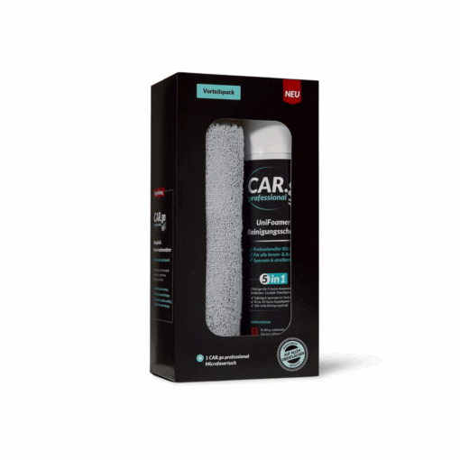 Clean Shine Duo – Set mit Reinigungsschaum & Microfasertuch (Geschenkset)