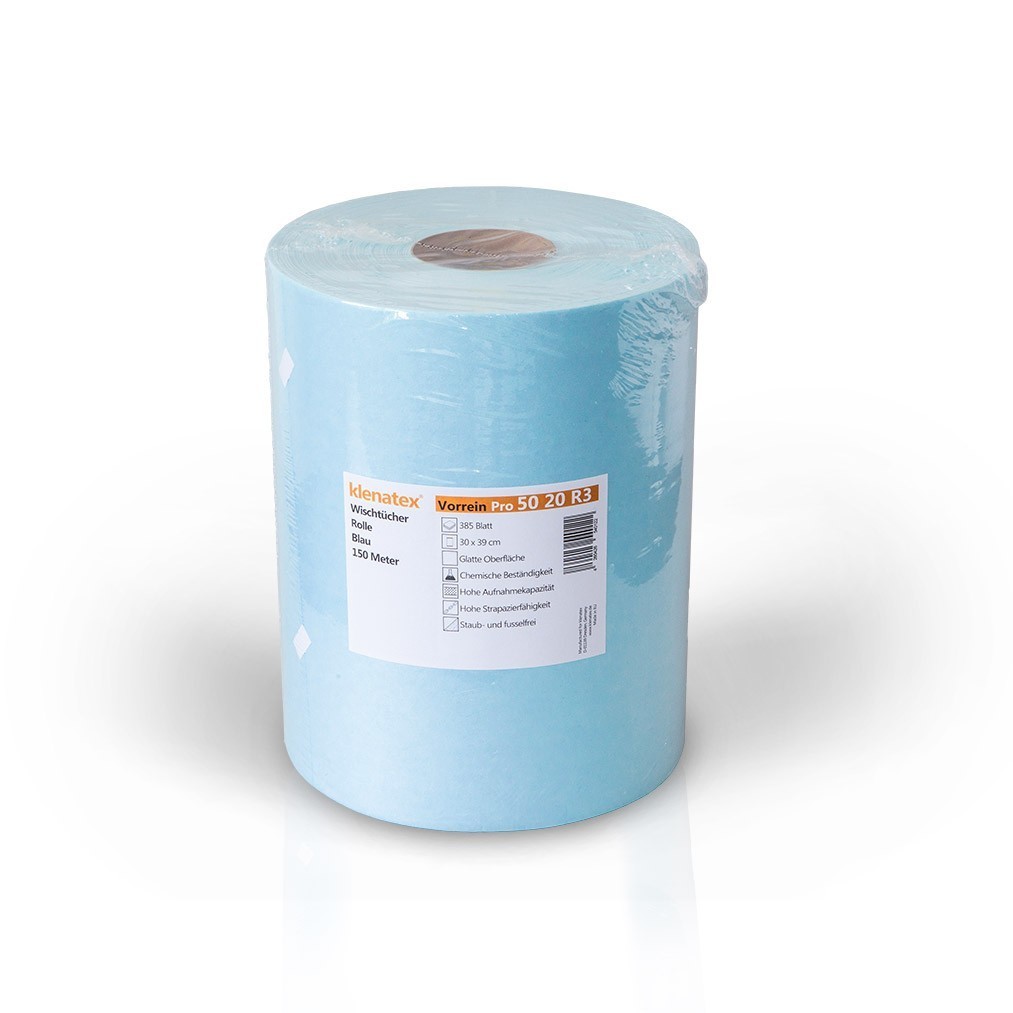 Wischtücher klenatex, Rolle 385 Blatt, Vorrein Pro 5020R3